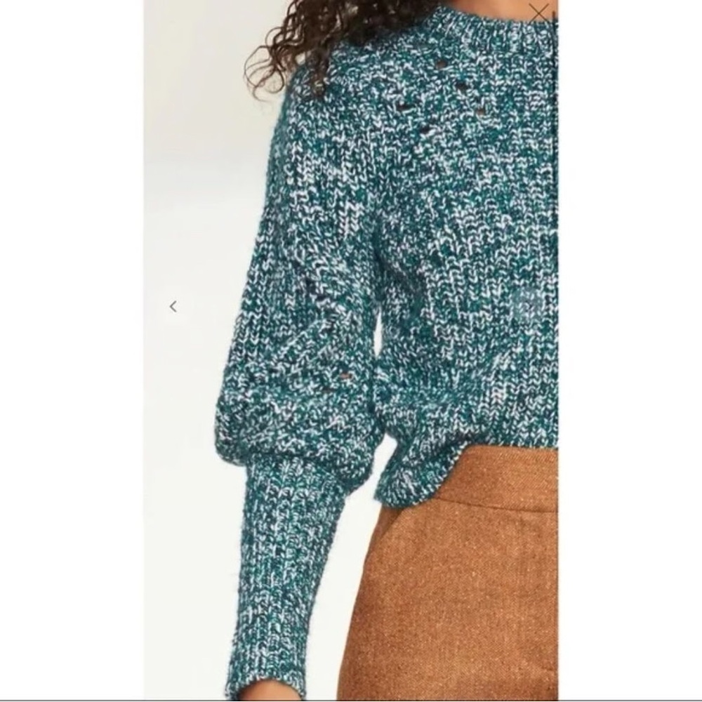 Veronica Beard - Roopa Puff-Sleeved Sweater - Picture 2 of 15